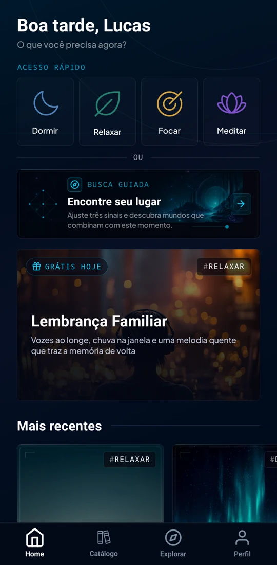 Escolha um lugar
