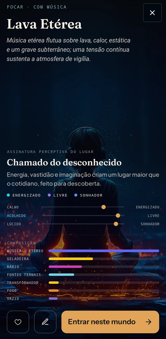 Veja um mundo sugerido